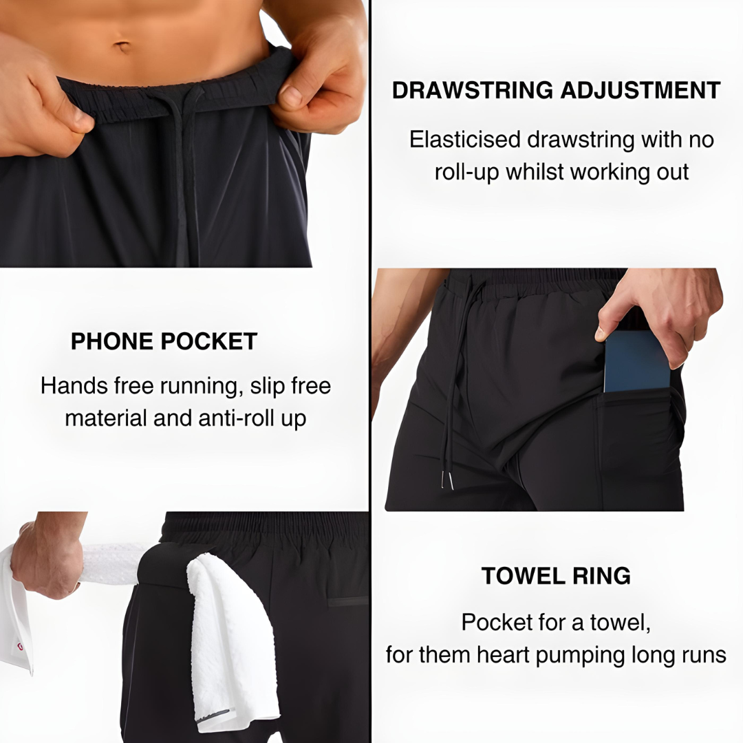 RITUAL 2 in 1 RUNNING SHORTS