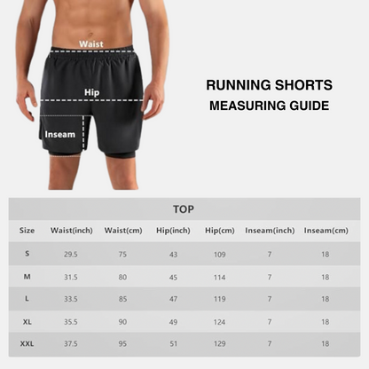 RITUAL 2 in 1 RUNNING SHORTS